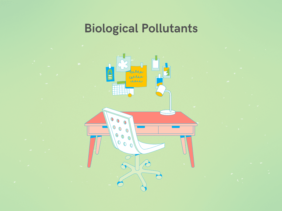 Humidity affects biological pollutants.