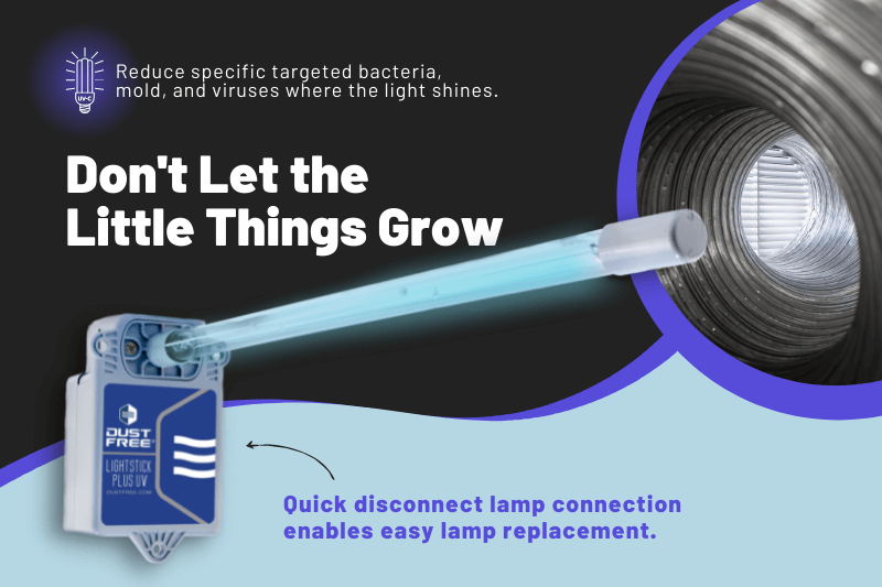 uv lights for hvac - Light Stick Plus from Dustfree